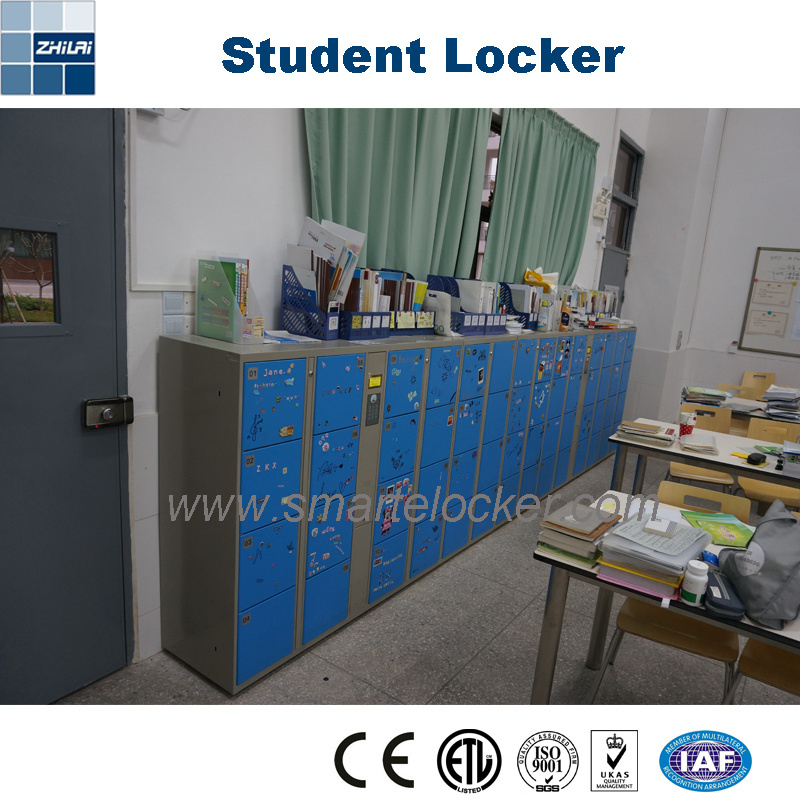 Smart metal cabinet luggage storage barcode electronic locker for school student gym laundry beach