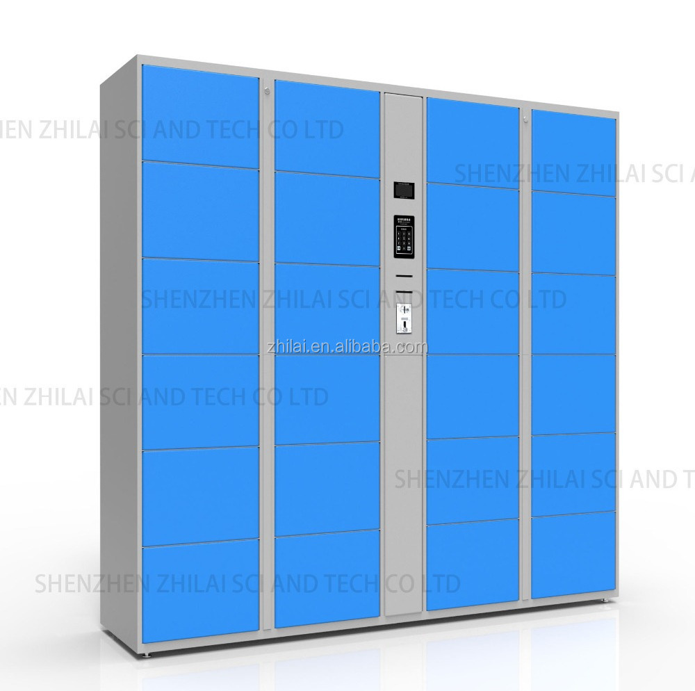 ZHILAI Electronic Barcode and RFID Locker for school / shipping mall / supermarket/ gym locker