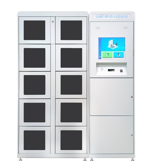 Smart indoor fast food delivery parcel click and collect locker for restaurant