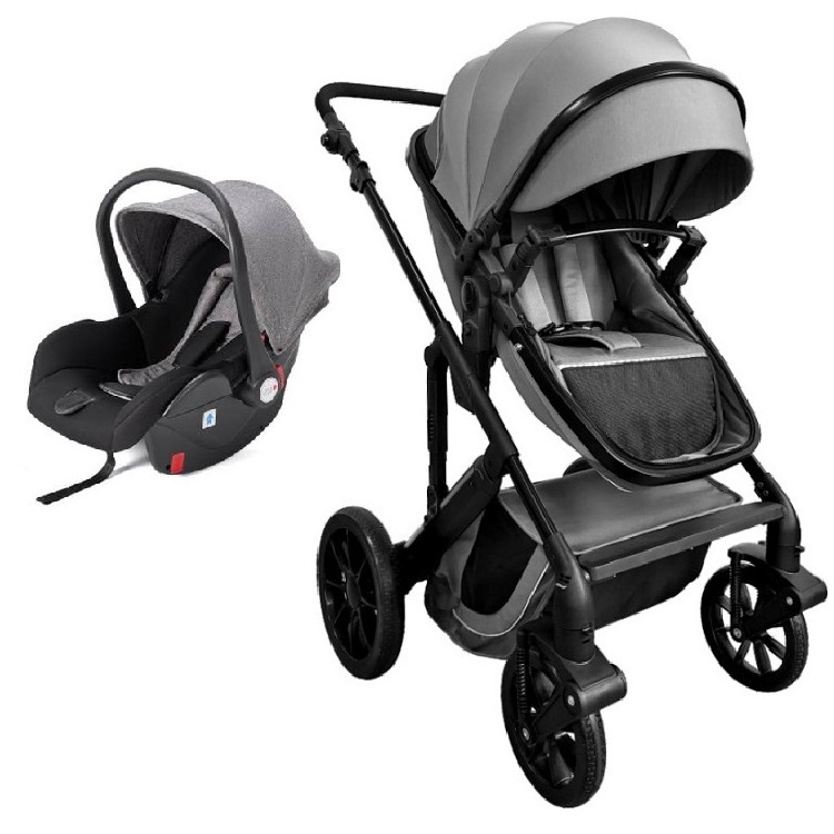 Children's car can sit baby stroller  3 in 1 on the baby toy with  four-wheel stroller baby cars