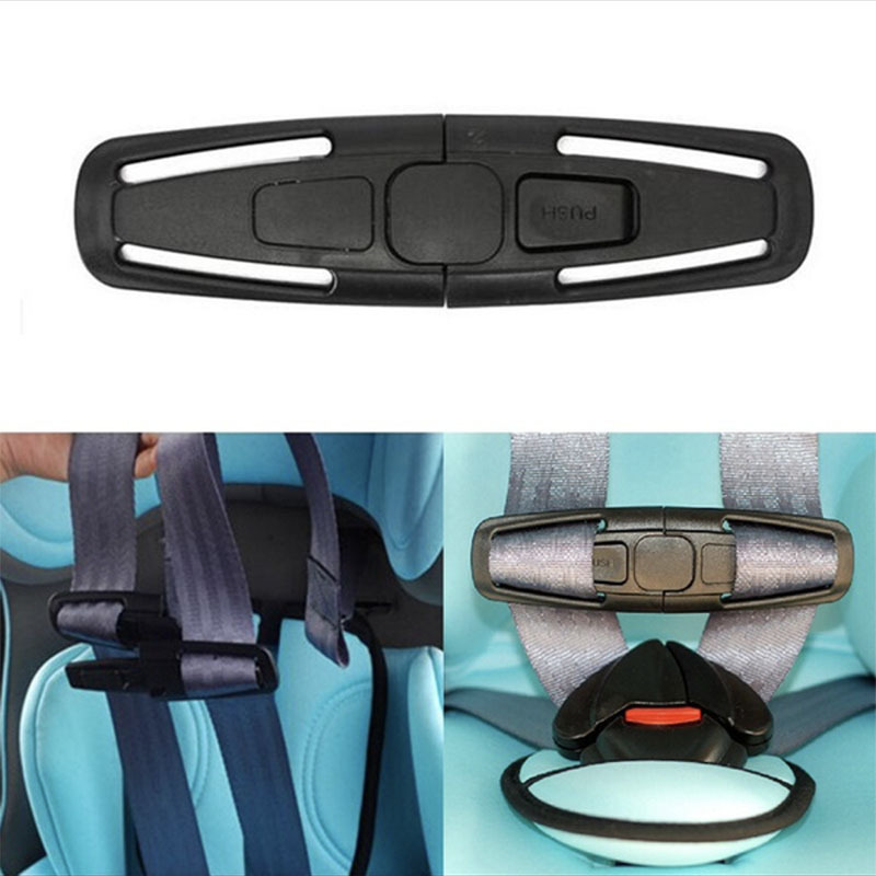 Kids Toddler Safe Strap Fixed Lock Car Safety Seat Strap Belt Harness Chest Clip Safe Buckle for Baby