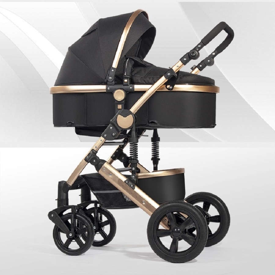 baby strollers wholesale High Quality 3 in 1 baby stroller luxury high landscape Multi-Functional baby pram