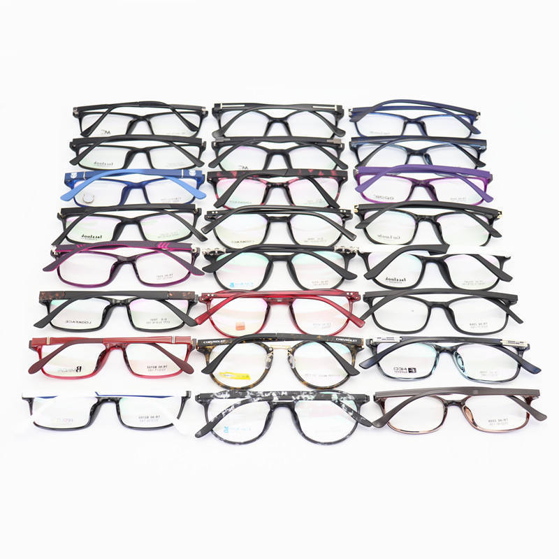 Wholesale Promotional factory price Cheap Glasses Mens TR90 Eyeglasses Frames Spectacle Small Squared Optical Frames