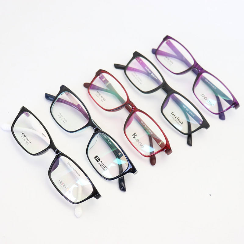 Wholesale Promotional factory price Cheap Glasses Mens TR90 Eyeglasses Frames Spectacle Small Squared Optical Frames