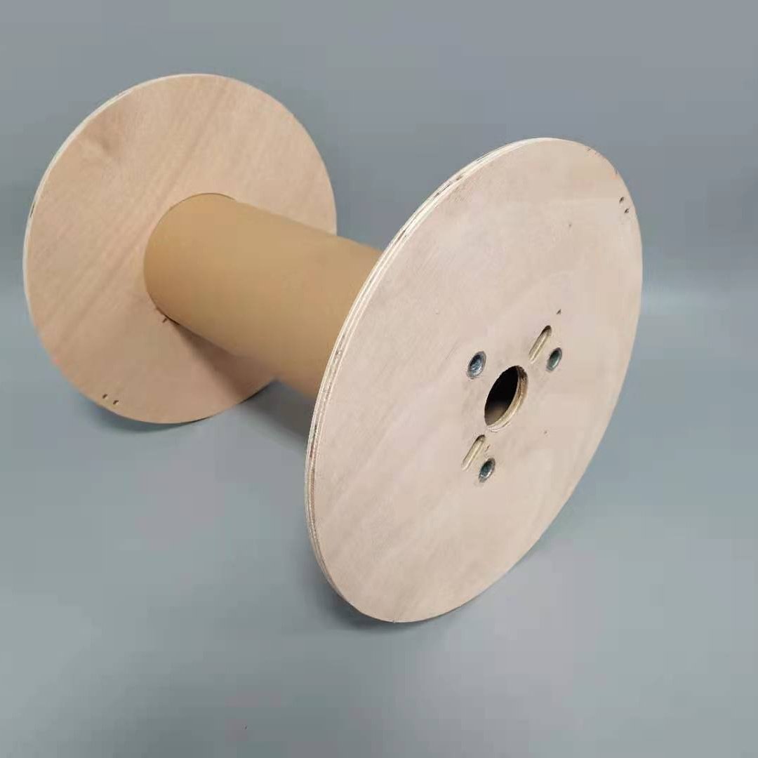 wire wooden spool cardboard bobbin