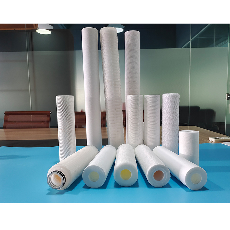 OEM 10 20 30 40 Inch 5 Micron PP Cotton String Wound Yarn Thread Filter Cartridge For Water Treatment Filtration