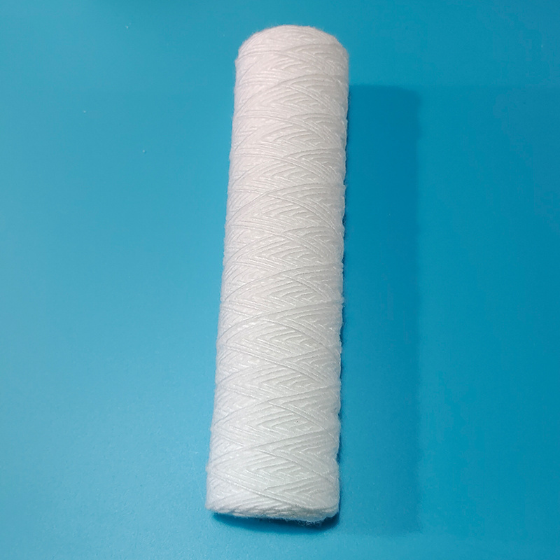 OEM 10 20 30 40 Inch 5 Micron PP Cotton String Wound Yarn Thread Filter Cartridge For Water Treatment Filtration