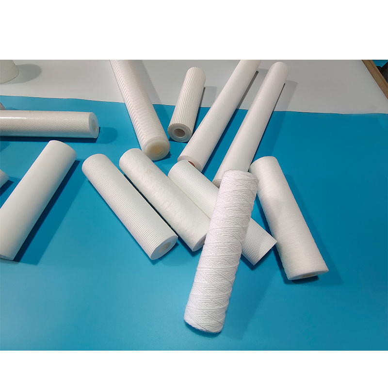 OEM 10 20 30 40 Inch 5 Micron PP Cotton String Wound Yarn Thread Filter Cartridge For Water Treatment Filtration