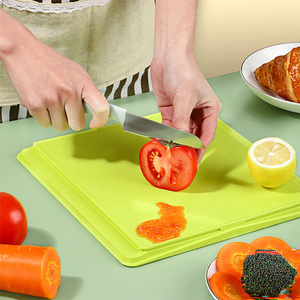 Plastic Portable Detachable Cutting Board Kitchen Gadgets Foldable Chopping Blocks  For Kitchen