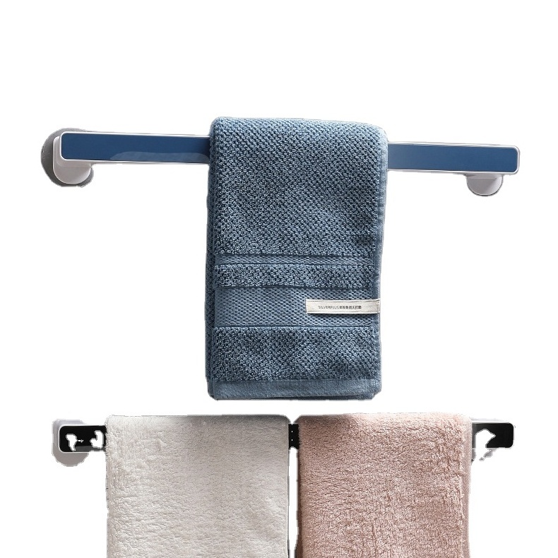 Sesame Cheap Factory Price Wall Mounted Non-Drilling Single Slippers Rack Towel Holder Towel Bar