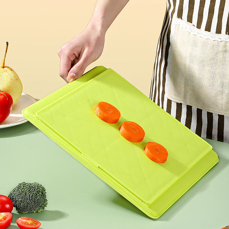 Plastic Portable Detachable Cutting Board Kitchen Gadgets Foldable Chopping Blocks  For Kitchen