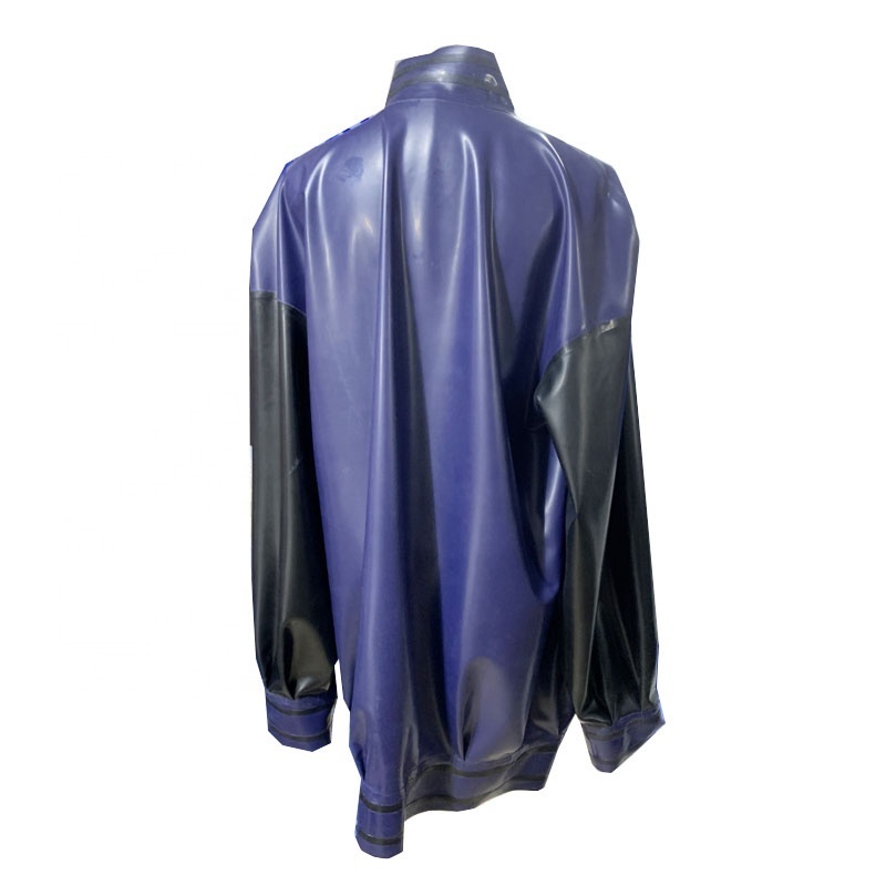 Latex Arrivals Fetish Rubber Catsuit Zipper Latex Full Body Black Women Unisex Customized OEM ODM very Cute Jacket