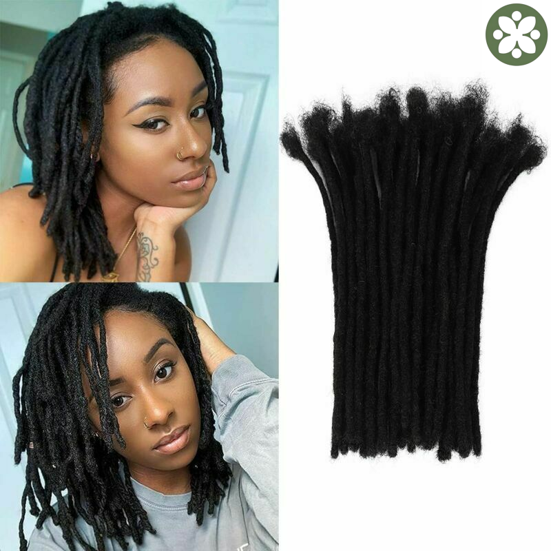 Wholesale 100%  Hand Knitting Natural Dreadlocks Hair Afro Braiding Wigs