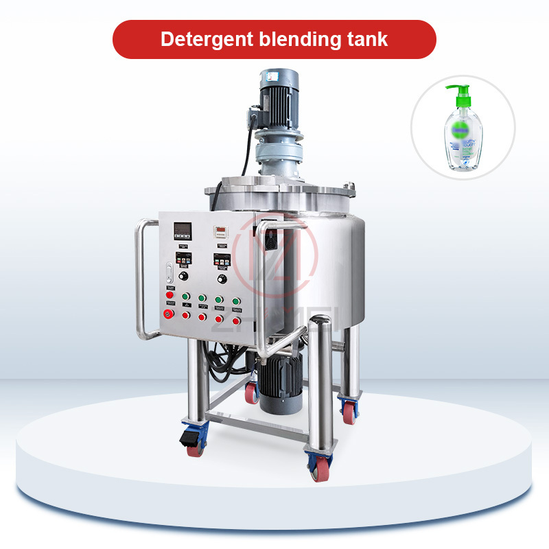 Mixing Machine Liquid Making Cream Tanks Paints Lotion Soap Reactor Prices Heating Ointment Mixer Liquid Detergent Mixer