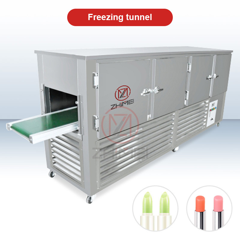 Cosmetic tunnel freezer freezing machine /quick freezing machine small refrigerator and freezer/ freezing equipment