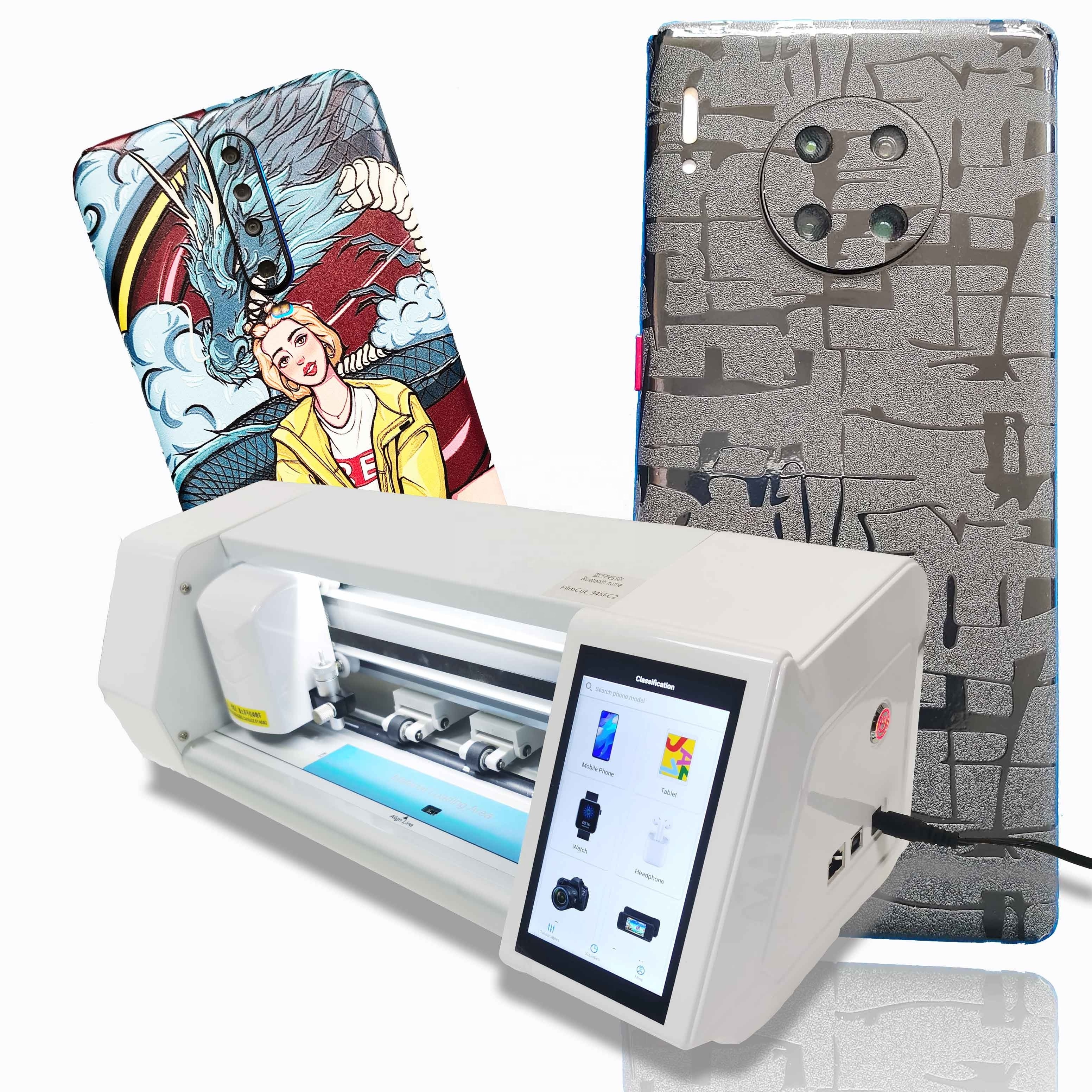 flex plotter business portable phone stick for film screen protector guard laminating cutting machine