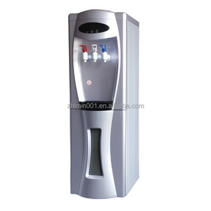 3 tap hot and cold silver grey stainless steel standing drinking water dispenser YLRS-B26F