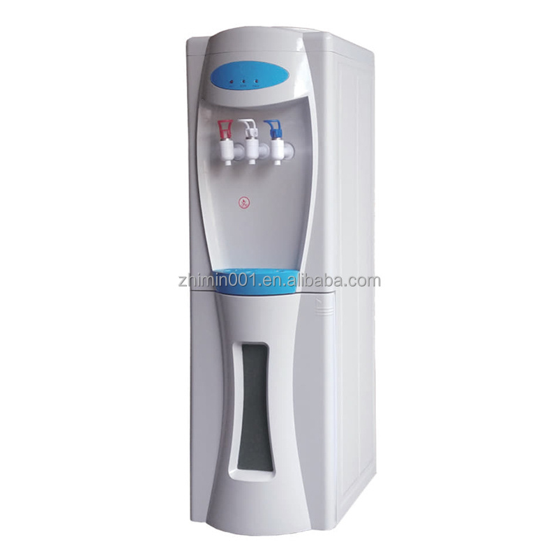 3 tap hot and cold silver grey stainless steel standing drinking water dispenser YLRS-B26F