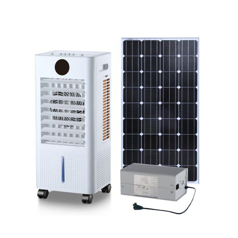 Mini portable dc 12v 24v solar portable power evaporative air cooler VT-18DC