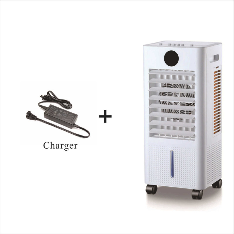 Mini portable dc 12v 24v solar portable power evaporative air cooler VT-18DC