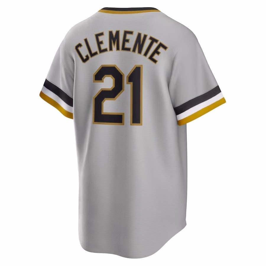 Original 1:1 USA baseball jersey Men's Pittsburgh team Roberto Clemente NK softball Jersey custom baseball shirts