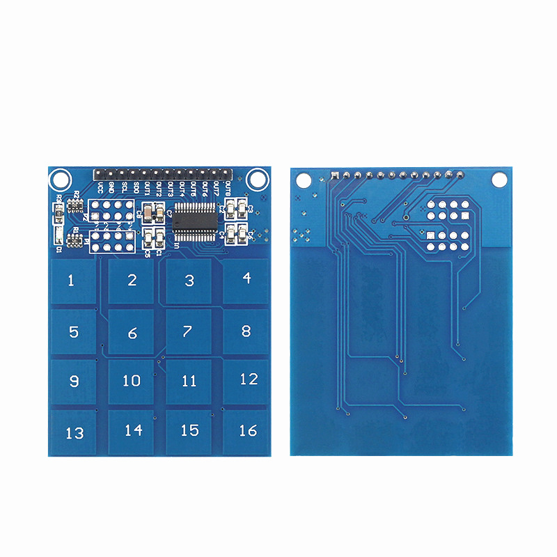 TTP229 16 Way Diaital Capacitive Touch Sensor Module Digital Keypad Module l6 Channel Capacitive Touch Switch for Arduinos DIY