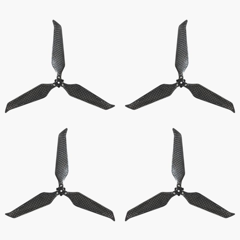 4PCS Mavic 2 Mavic 3Carbon Fiber Propellers 3-Blade Propeller Replacement Wing Fans Spare Parts