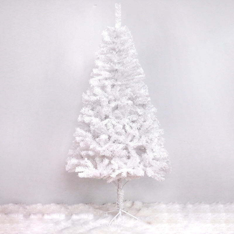 Christmas white flocking snow spray PE + PVC mixed Christmas tree