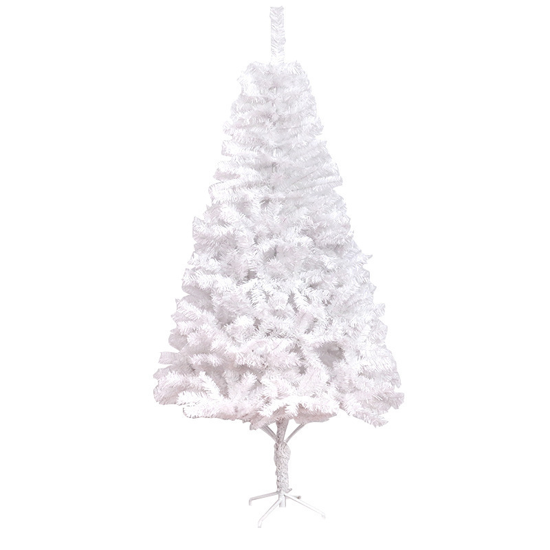 Christmas white flocking snow spray PE + PVC mixed Christmas tree