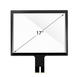 PCAP 17 inch capacitive touch screen panel G+G 10 multi touch with ILITEK controller board for industrial touch monitor