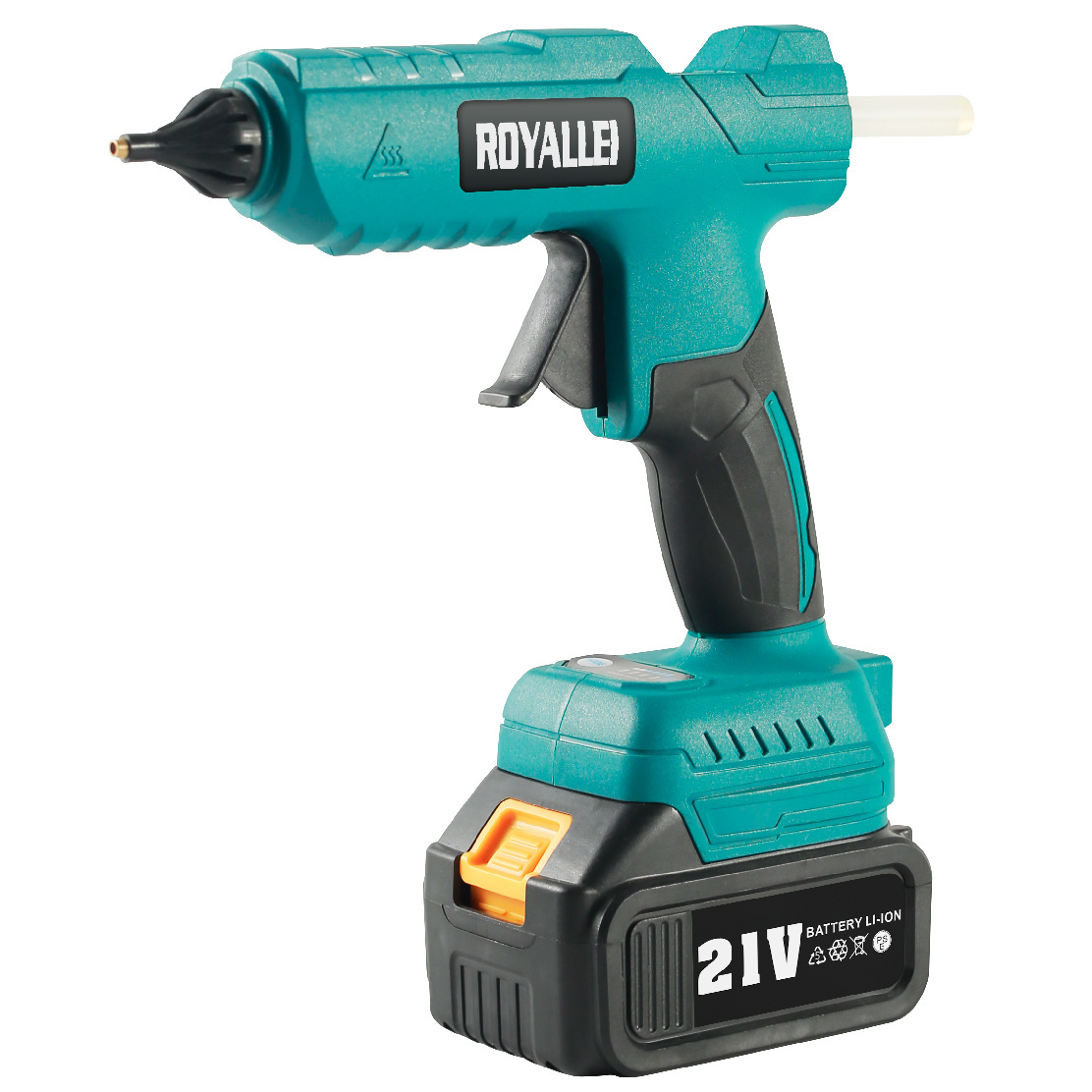 Mini Lightweight 21V Lithium Battery Portable Cordless Glue Gun with Glue Sticks Glue stick and 10in