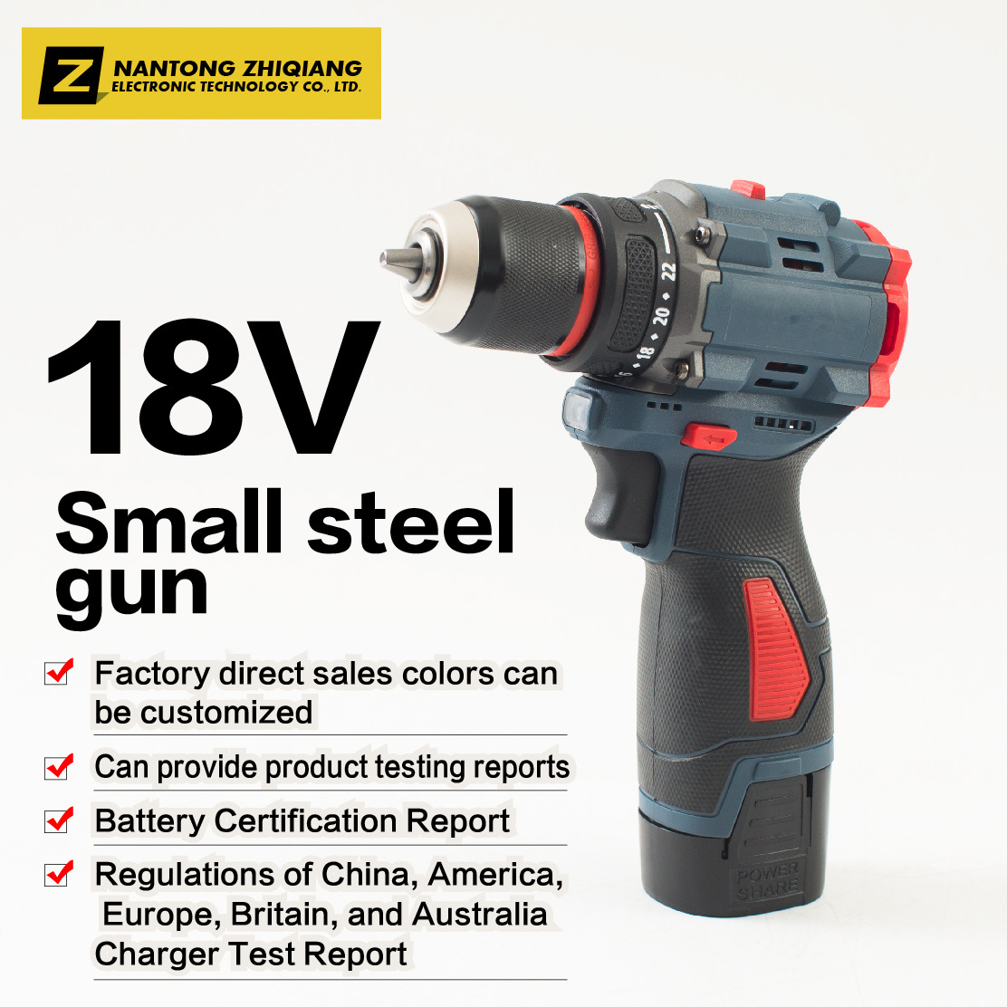 OEM Variable speed Power Drills  Cordless 12V  Drill BARE TOOL Lithium Battery Handheld OEM Support Power Tools