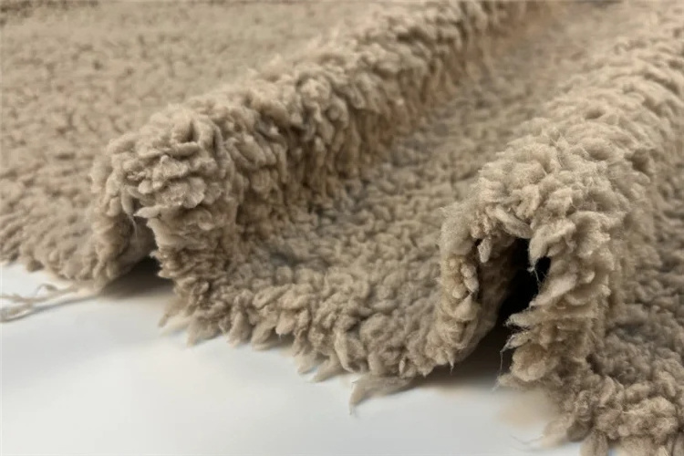 New product wholesale knit polyester double side soft  sherpa fabric supplier