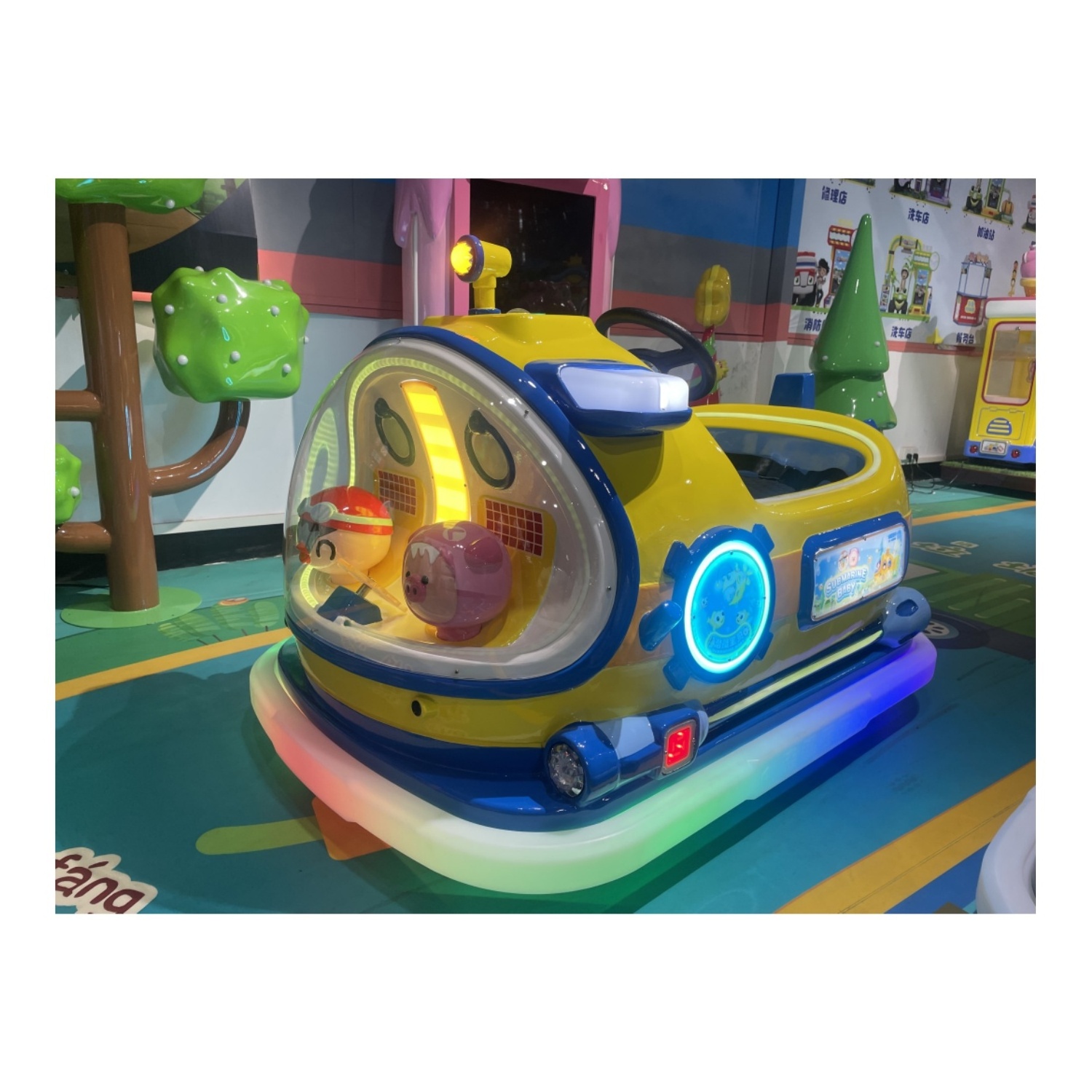 New Model ride on car Submarine Theme Electric Kids Bumper Car For Big Commercial Mall