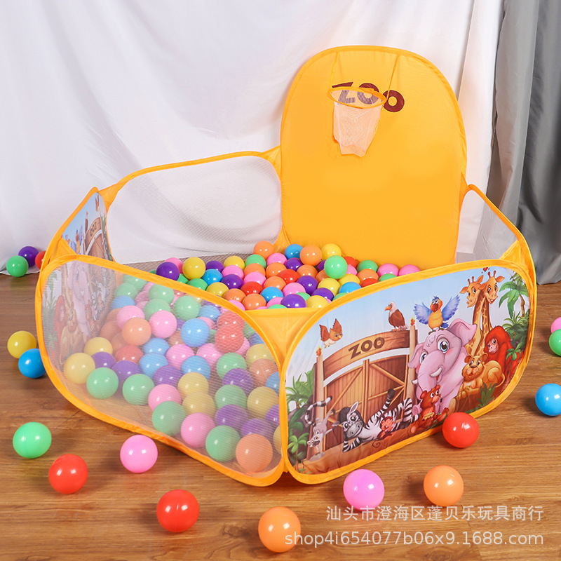 Zhiqu Toys Children's indoor outdoor portable folding small tent access ocean ball pool dollhouse Boy girl Princess Baby