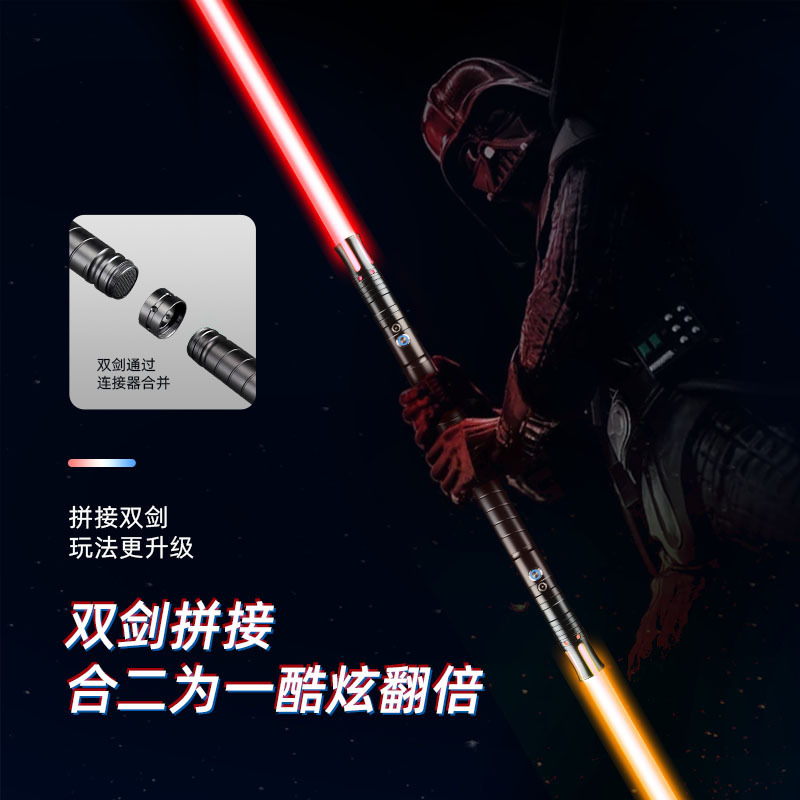 Zhiqu Toys Wars Lightsaber Combat Dueling 15 Color Durable Light Saber Pixel Toy Combat Metal Hilt Retractable Star Swing Light