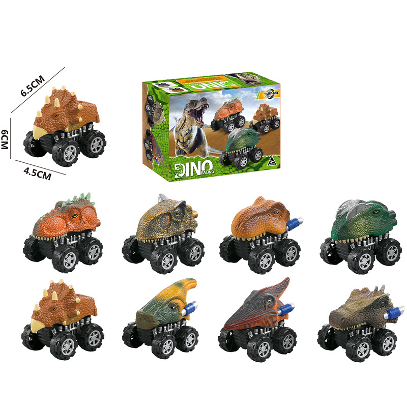 Zhiqu Toys Mouse Fox Elephant Animal Vehicles Monster Truck Play Set for Boys Girls Toddles Kids Dinosaur Cars Sedan Plastic OEM