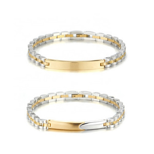 New Fashionable Stainless Steel Bracelet Watch Classic Gold PVD Plating for Weddings and Parties