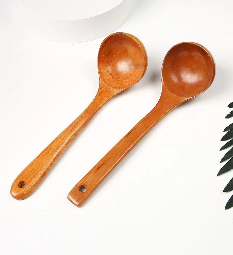 Natural wooden spoon for kids No paint Beech Custom LOGO Printed  Coffee Spoon Kids Ice Cream Tableware