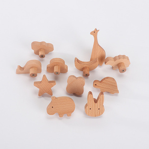 hot sales Eco-friendly Wooden Animal Wall Hook High Quality Kids Room Decor Coat Hook For Home Kitchen Decor