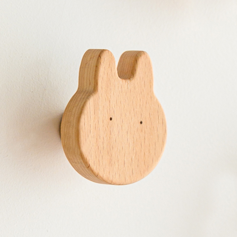 hot sales Eco-friendly Wooden Animal Wall Hook High Quality Kids Room Decor Coat Hook For Home Kitchen Decor