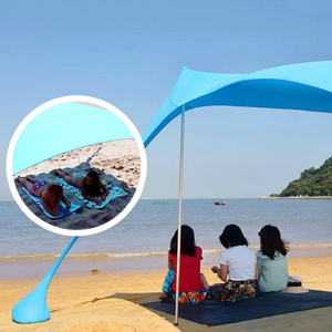 Pop Up Canopy Tent Sunshade Easy Set Beach Umbrellas For Sand Shade Tarp Camping Tents