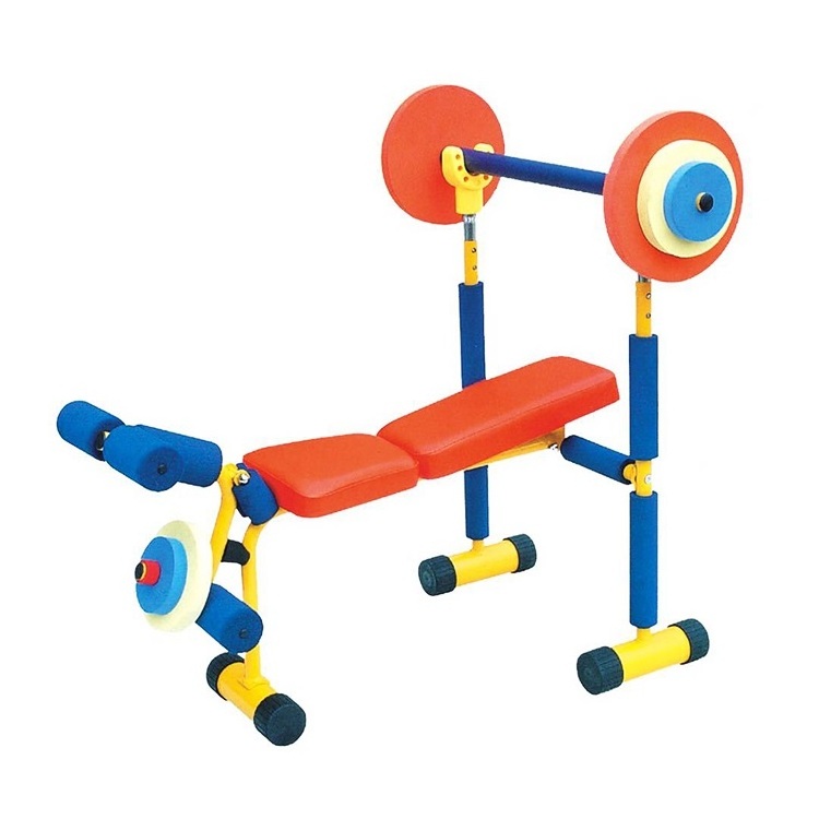 Fun And Fitness Exercise Equipment For Kids Weight Bench Set Flat Bench Bench Press Kids Gym Equipment