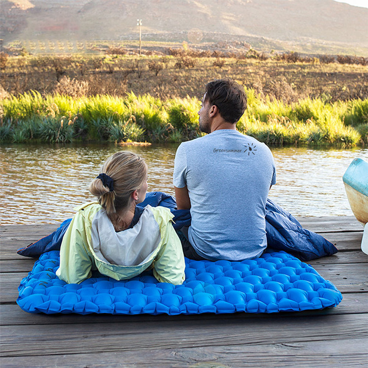 Good Quality Self Inflating Sleeping Mat Custom Tpu Camping Inflatable Tpu Double Travel Cushion Inflatable Pads