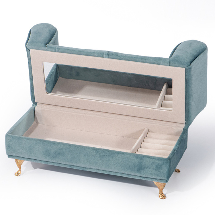 cute little couch sofa shaped jewelry jewellery box