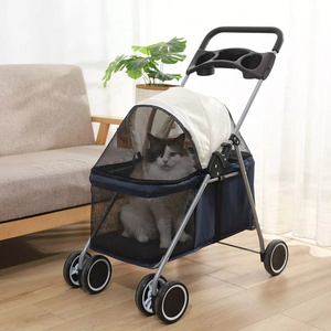 Pet Cart Dog Mobility Portable Foldable Pet Strollers For Small Dog Walking Cart