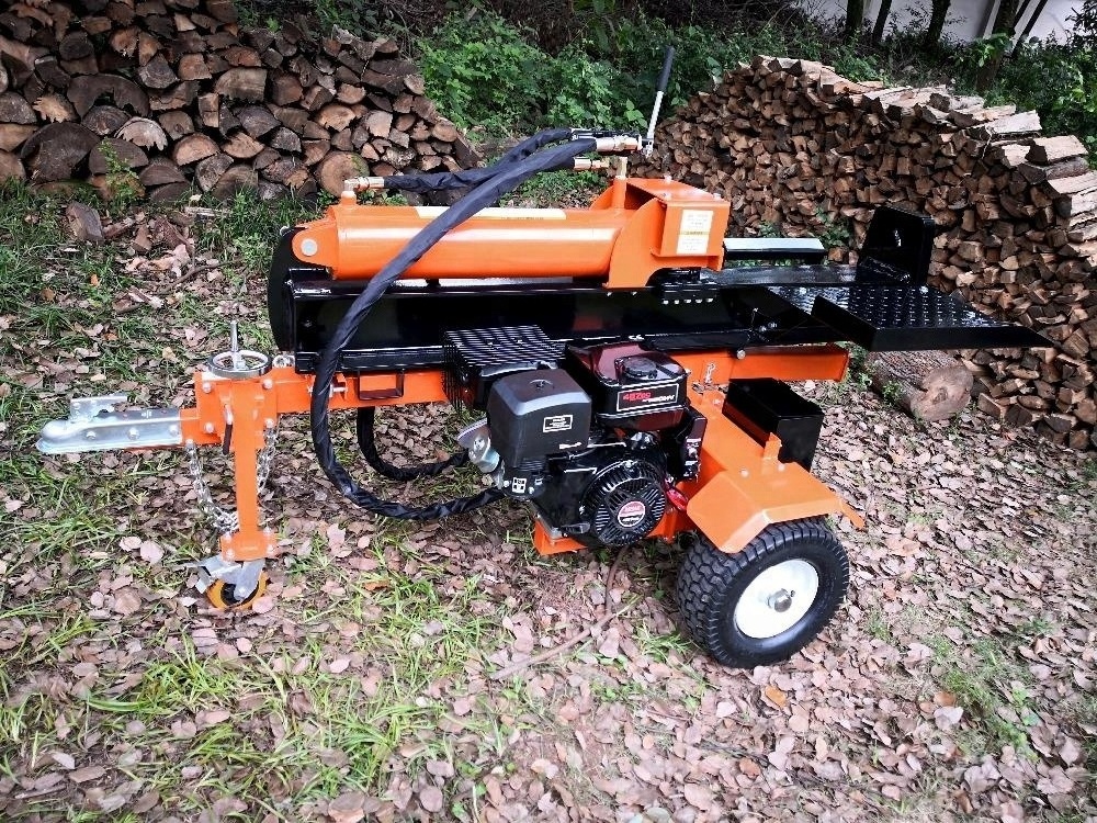 50 ton 15HP Gasoline Engine 5.5inches Ram Hydraulic Vertical and Horizontal Log Splitter