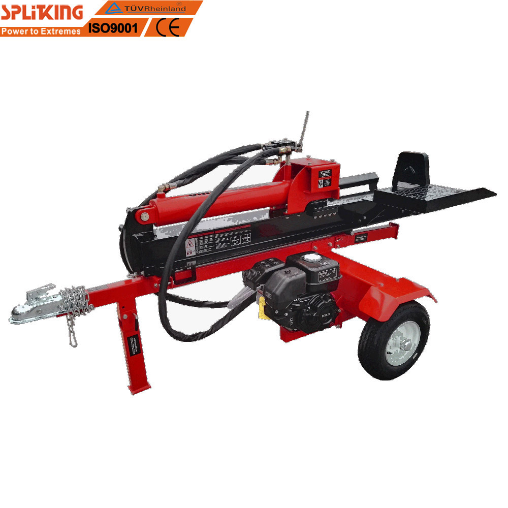 25Ton Force 6.5HP Gasoline Engine 4inches Ram Automatic Return Hydraulic Log Splitter