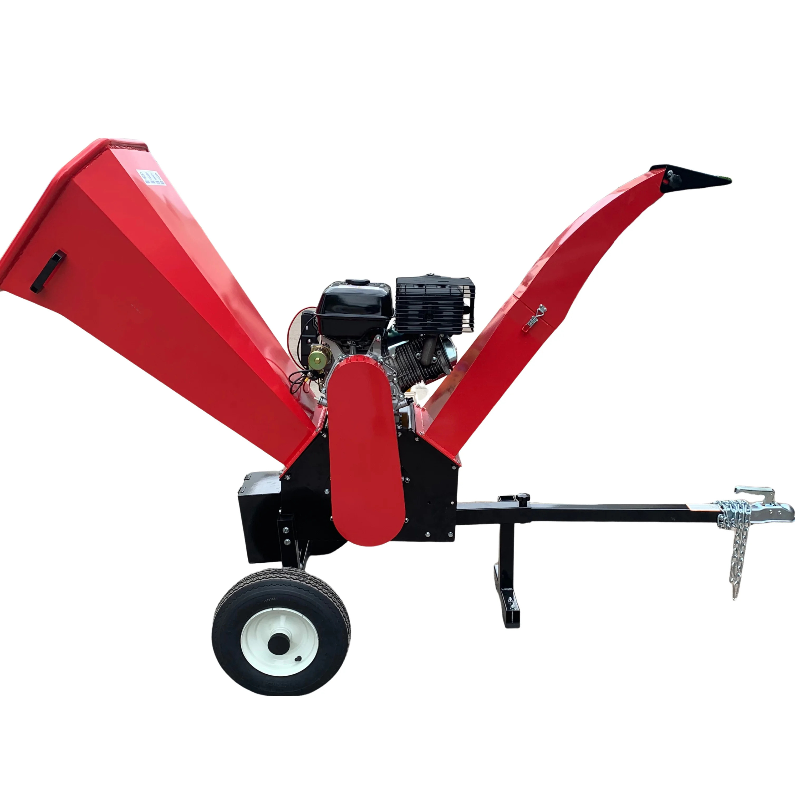 CS150 Wood Chipper Machine Shredder Wood Log Cutter Home Use 15HP Forestry Machinery Firewood Processor