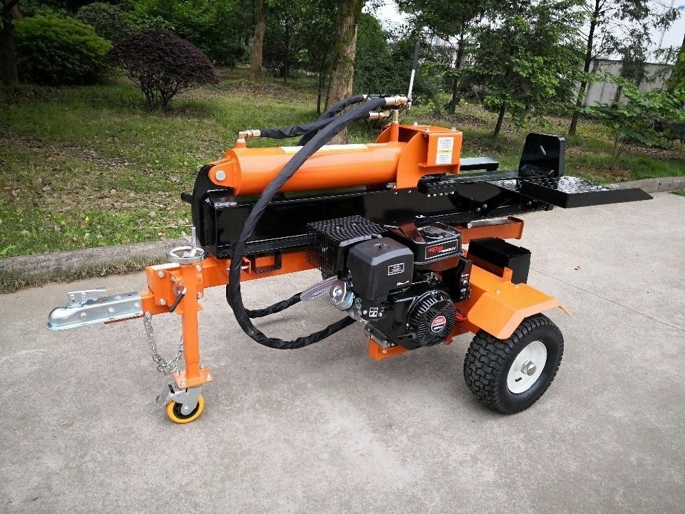 50 ton 15HP Gasoline Engine 5.5inches Ram Hydraulic Vertical and Horizontal Log Splitter